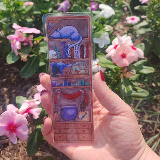 "Witch's Shelf" Bookmark