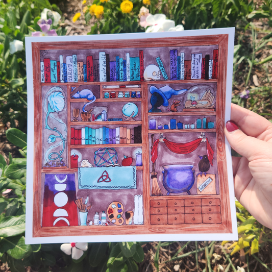 "Witch's Shelf" Print